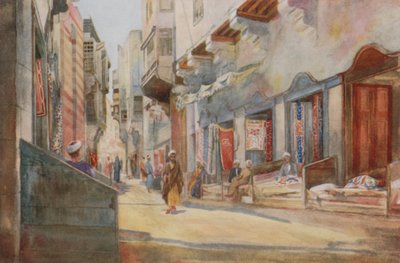El bazar de los fabricantes de tiendas, El Cairo de Walter Spencer Stanhope Tyrwhitt