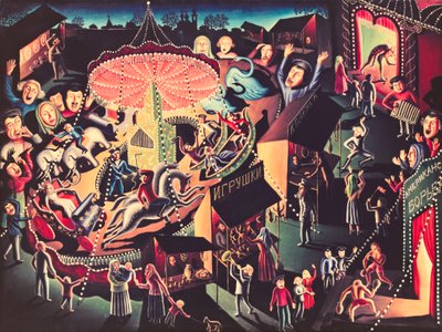 El tiovivo (das Karusell) de Walter Spies