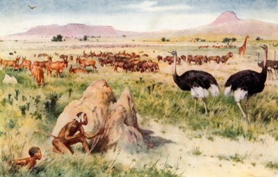 Una llanura sudafricana: antes de la llegada del hombre blanco de Walter Stanley Paget