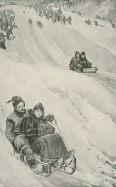 Una pista de tobogán en Canadá de Walter Stanley Paget