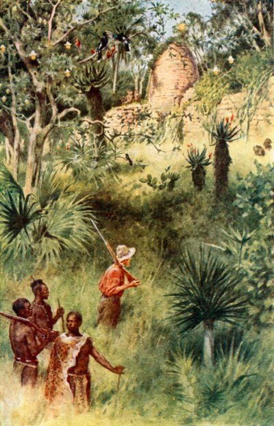 Mauch descubriendo las ruinas de Zimbabue de Walter Stanley Paget