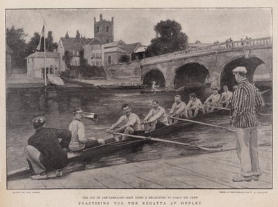 Practicando para la regata en Henley de Walter Stanley Paget