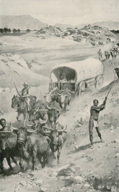 El Gran Trek Bóer a Natal en 1835-36 de Walter Stanley Paget