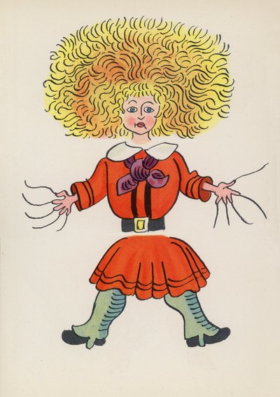 Figuras de libros infantiles: Struwwelpeter (litografía en color) de Walter Trier