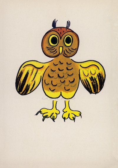 Uno de los locos de Walter Trier (litografía en color) de Walter Trier