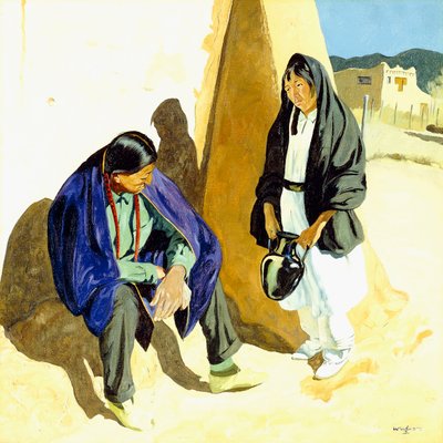 Sombras del mediodía de Walter Ufer