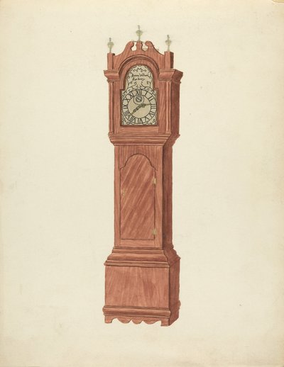Reloj de abuelo de Walter W. Jennings
