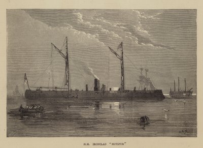 El acorazado HM Hotspur de Walter William May