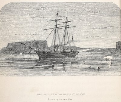El zorro dejando la isla Beachey, 1859 de Walter William May