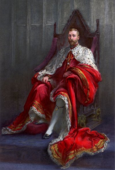 Rey Jorge V, en el año de su coronación de Walter William Ouless