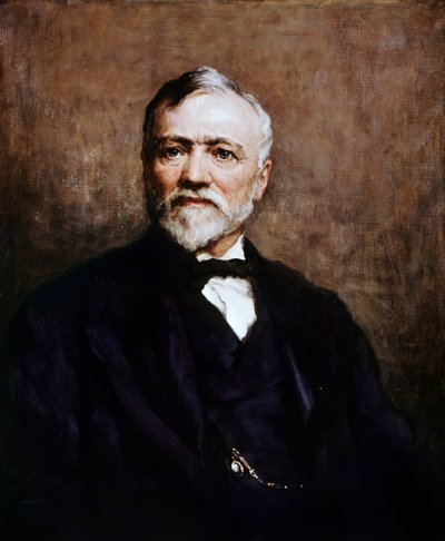Retrato de Andrew Carnegie (1835-1919), empresario y filántropo estadounidense nacido en Gran Bretaña de Walter William Ouless