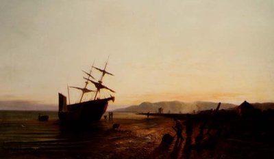 Atardecer en la playa de Walter Williams