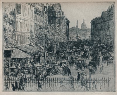 Rue Royale, París, c1913 de Walter Zeising