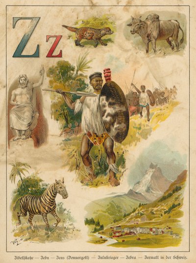 Letra Z de Walter Zweigle