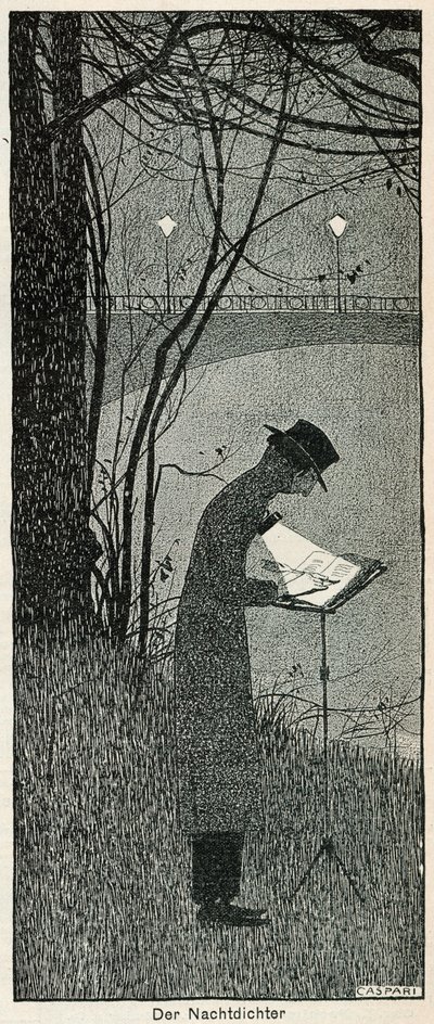 Der Nachtdichter, 1898 de Walther Caspari