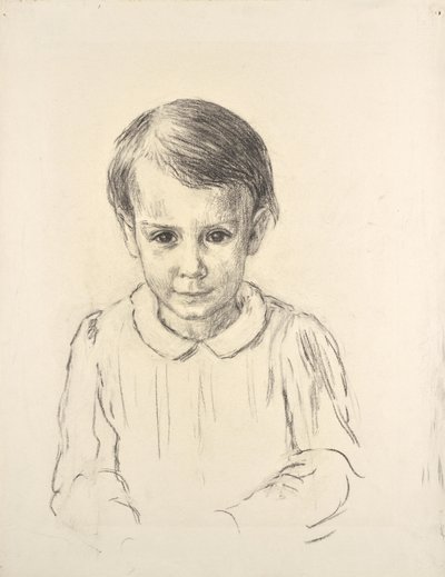 Retrato de un niño de Walther Gamerith