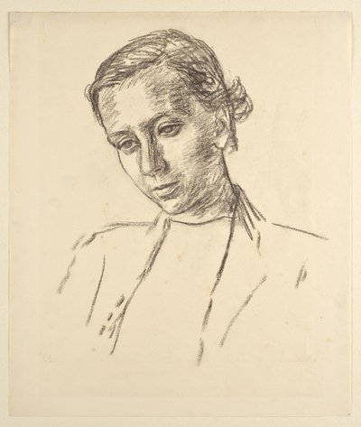 Retrato de una niña de Walther Gamerith