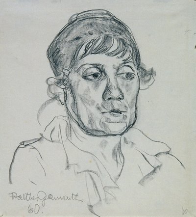 Retrato de una anciana de Walther Gamerith