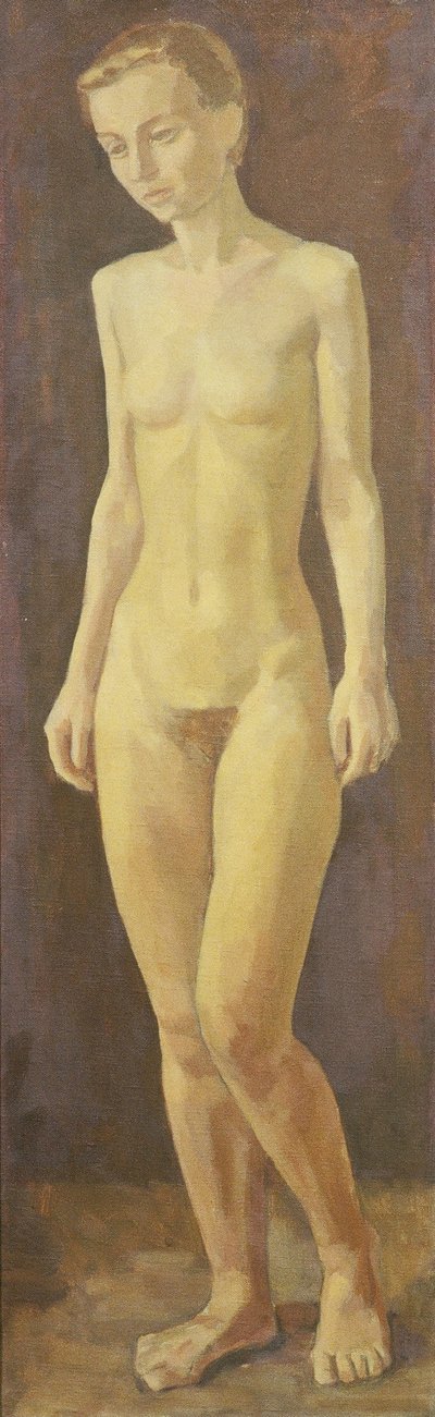 Desnudo femenino (de pie) de Walther Gamerith