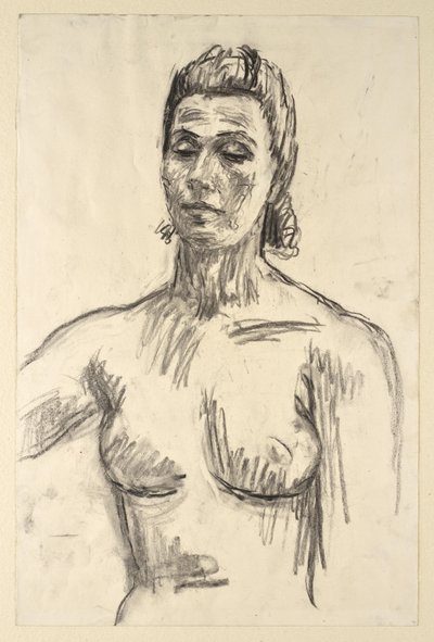 Semidesnudo femenino de Walther Gamerith
