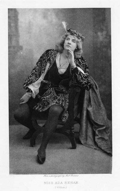 Ada Rehan, actriz estadounidense nacida en Irlanda, c. 1890 de WandD Downey