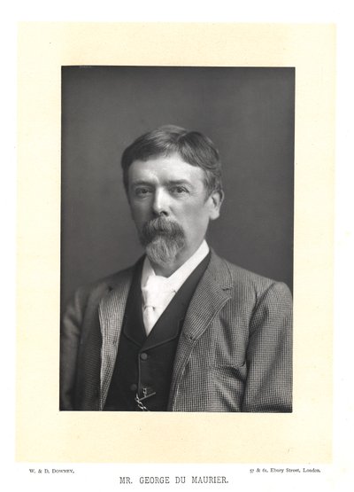 George Du Maurier, escritor y artista británico, c. 1895 de WandD Downey