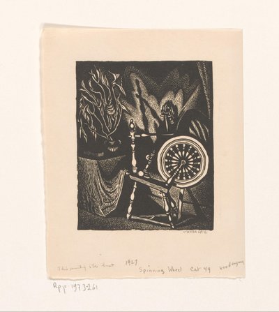 Rueda giratoria de Wanda Gág (signed by artist)