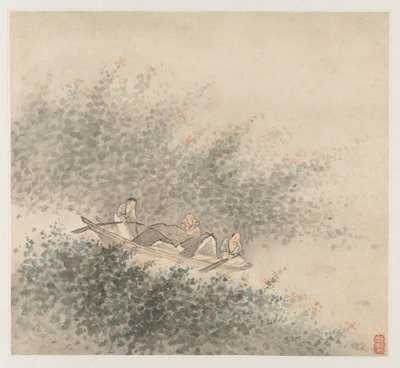 Álbum de paisajes: Hoja 6, 1677 de Wang Gai