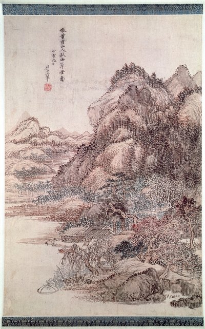 Montañas de otoño de Wang Huei