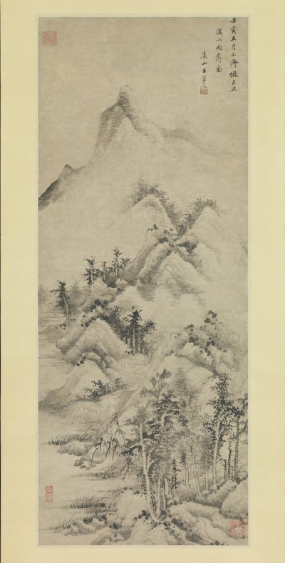 Despeje después de la lluvia sobre arroyos y montañas de Wang Hui