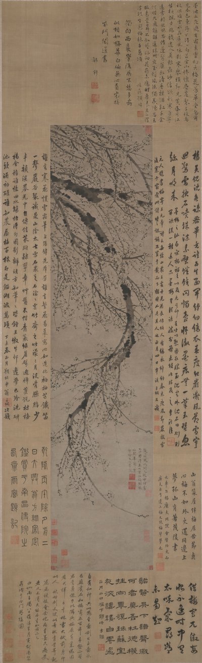 Ciruela de tinta de Wang Mian