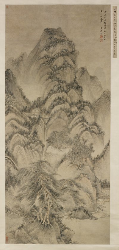 Paisaje después de Wang Meng de Wang Shimin