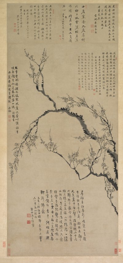 Plum Blossoms de Wang Shishen