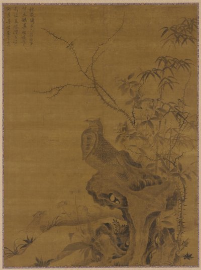 Faisanes, dinastía Yuan, siglo XIV de Wang Yuan