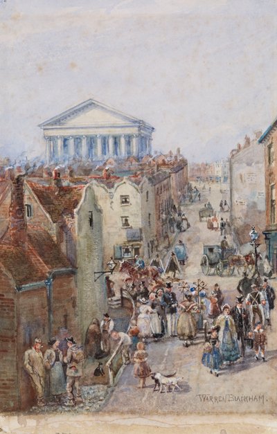 Calle Hill, 1850 de Warren Blackham