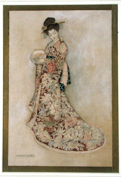 Chica Geisha de Warwick Goble