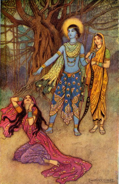 Rama rechaza al amante demonio de Warwick Goble