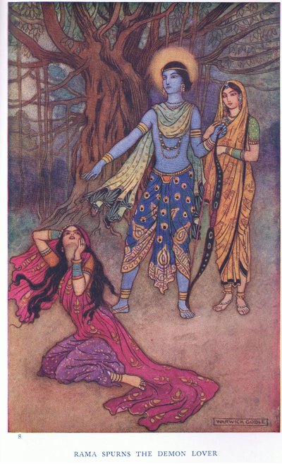 Rama rechaza al amante demonio de Warwick Goble