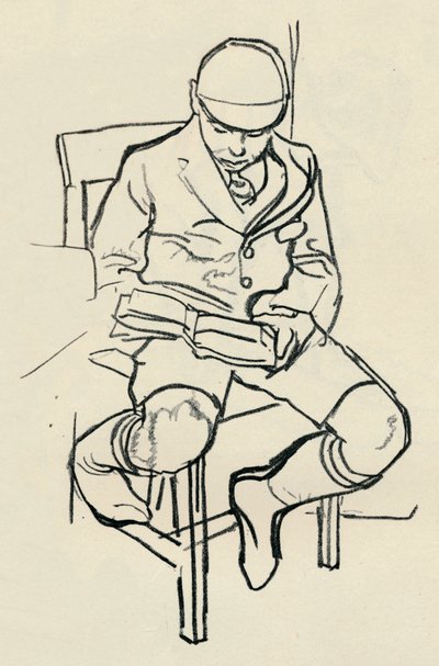 Niño leyendo, c1900 de Warwick Reynolds