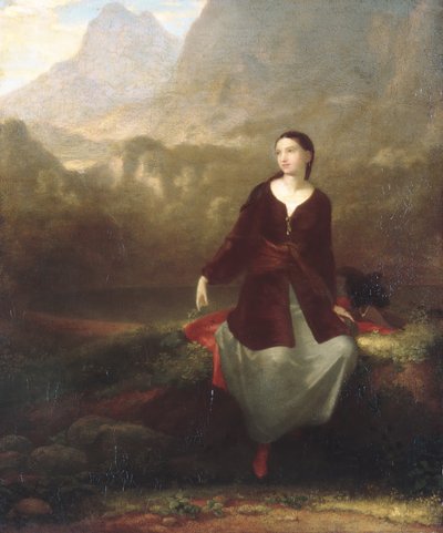 La Chica Española en Ensueño, 1831 de Washington Allston