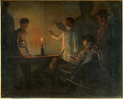 El interrogatorio de los desertores de Wassili W. Werestschagin