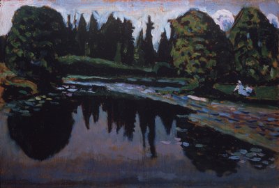 Un río en verano de Wassily Kandinsky