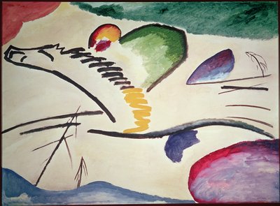 Caballo Abstracto, 1911 de Wassily Kandinsky
