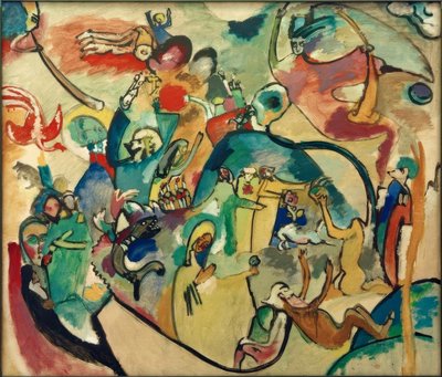 Todos los santos II de Wassily Kandinsky