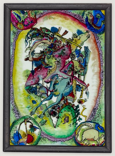 Jinetes apocalípticos II de Wassily Kandinsky