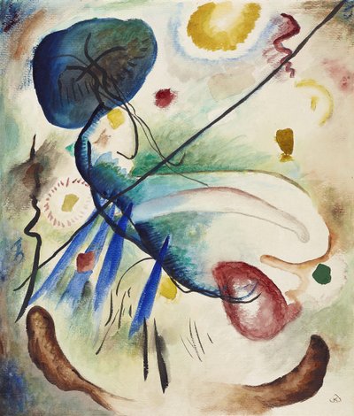 Acuarela con trazo, 1912 de Wassily Kandinsky