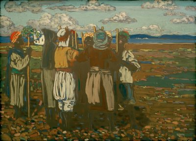 Esclavos trabajando de Wassily Kandinsky