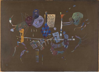Alrededor de la línea, 1943 de Wassily Kandinsky