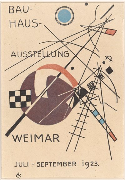 Exposición Bauhaus, 1923 de Wassily Kandinsky
