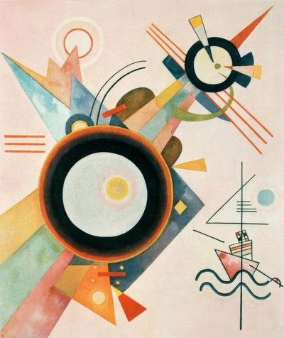 Imagen con forma de flecha de Wassily Kandinsky